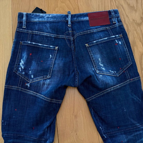Dsquared2 Tidy Biker Jean S74LB0375 jeans new, size 48, blue