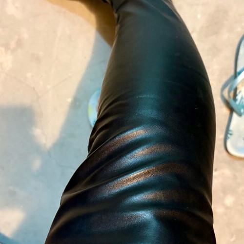 Leather black boots new, size 38