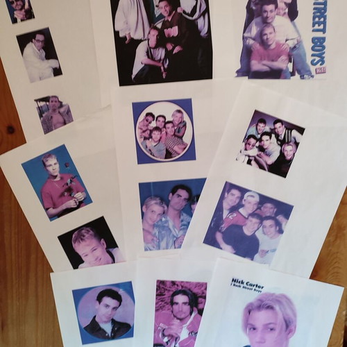Backstreet Boys 90s photos like new, pack of 6 A4 prints