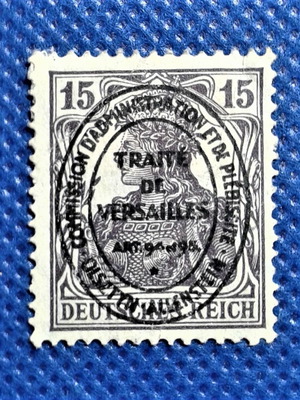 German stamps used with various postmarks
