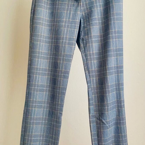 Zara Elastic Pants New Blue XS
