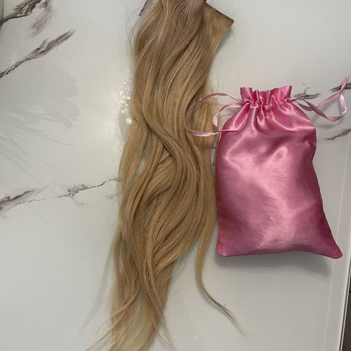 Hair extensions virgin quality 50cm, 100gr, set of 6, blonde balayage