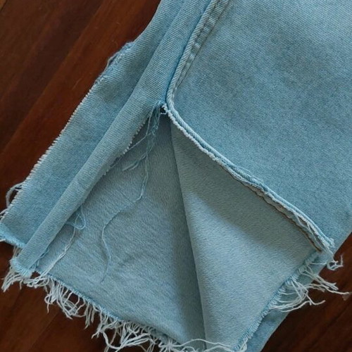 Bershka straight slim jean size 36 like new, turquoise