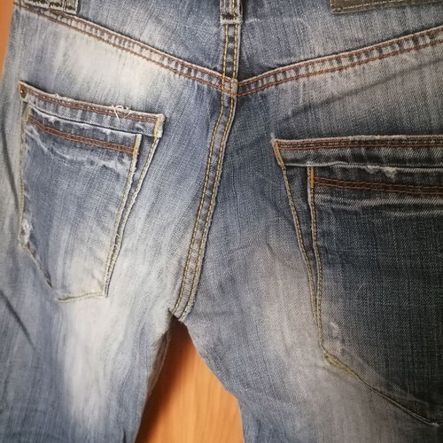Edward men's jeans used with rips, size 29