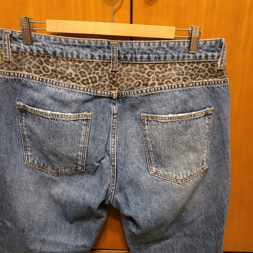 Zara Jean leopard in excellent condition, size L 40 12, blue