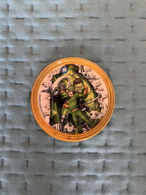 Tag used with superhero design
