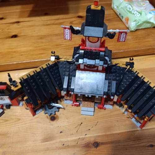 Lego Ninjago Monastery of Spinjitzu set 70670 used with figures