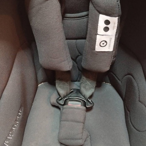 Concord car seat used, sturdy feeding chair