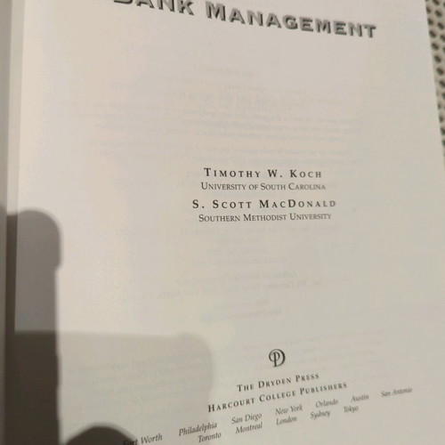 Bank management