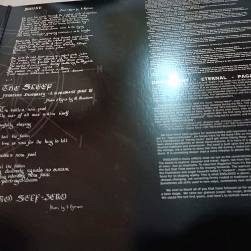 Enslaved Monumention 2LP vinyl record new, signed, metal