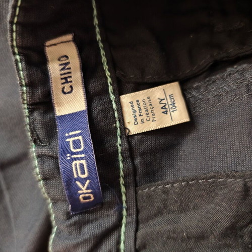 Okaidi Bermuda shorts like new for 4-year-old boy, blue