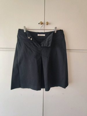 Zara black A-line skirt like new, cotton, knee length, XL