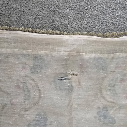 Vintage embroidered pillowcase used with golden details