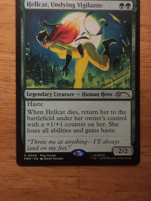 Hellcat Undying Vigilante Promo card new