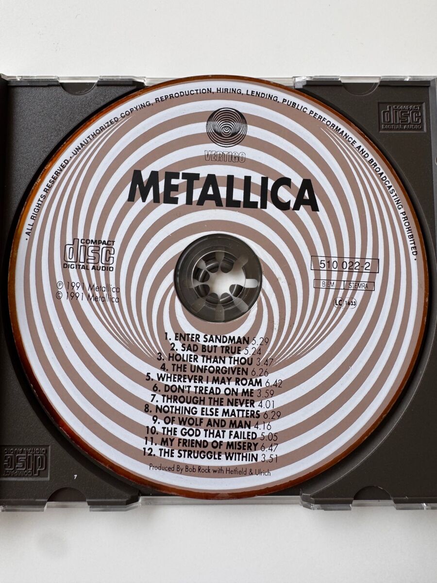 Metallica Metallica (Black Album) CD… - € 28,00 - Vendora.cy