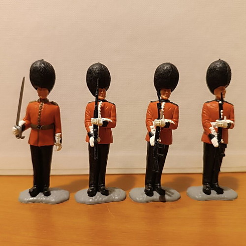 Timpo Toys British Guards figures, set of 11
