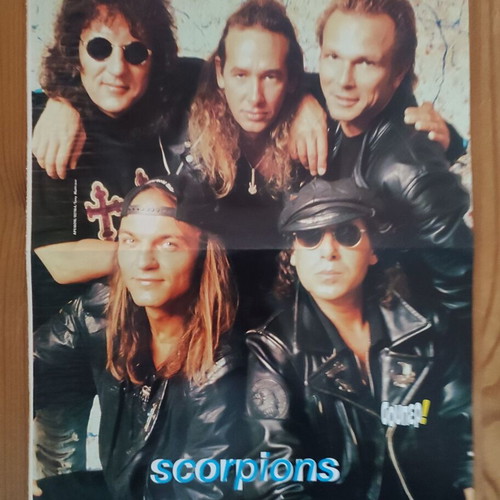 Rock band posters '90s like new, pack