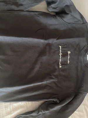 Energiers black unisex kids sweatshirt