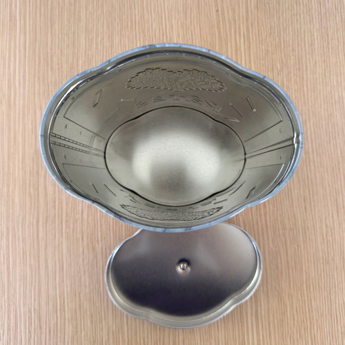 Vintage metal pasta storage tin new