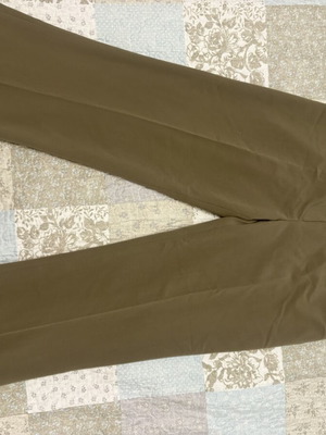 Women's fabric pants size 40 used, green