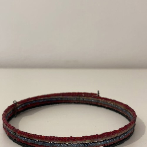 Beaded choker necklace like new