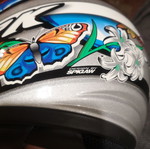 Shark S800 Butterfly γυναικείο κράνος σαν καινούργιο, size small