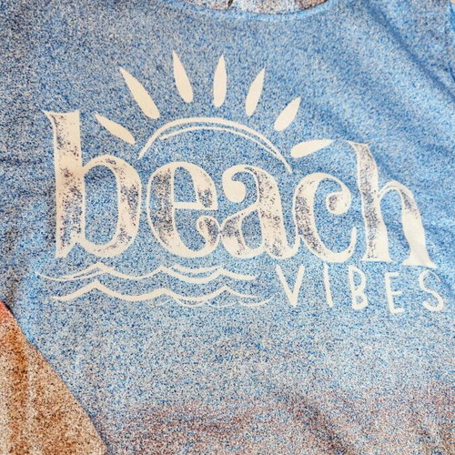 Beach Vibes sweatshirt multicolor size L like new