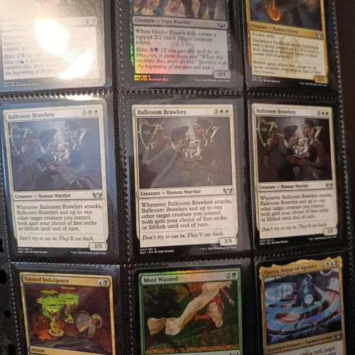 Magic The Gathering album with 270 cards SNC 2022 like new