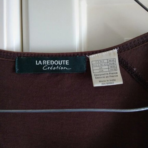 La Redoute women's blouse brown with sequins, like new, size 44/46