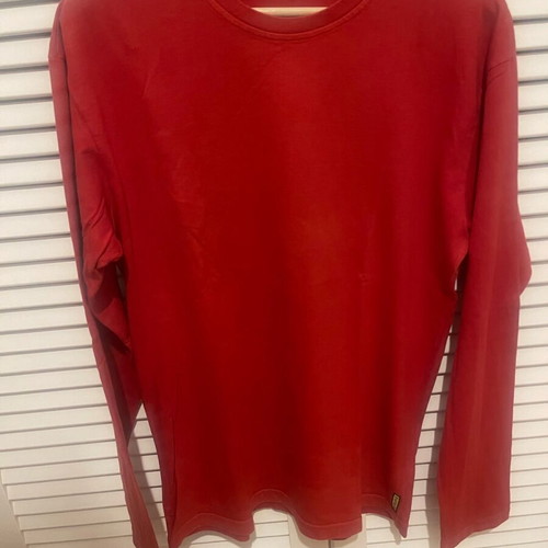 Armani Jeans long sleeve top like new, red size L