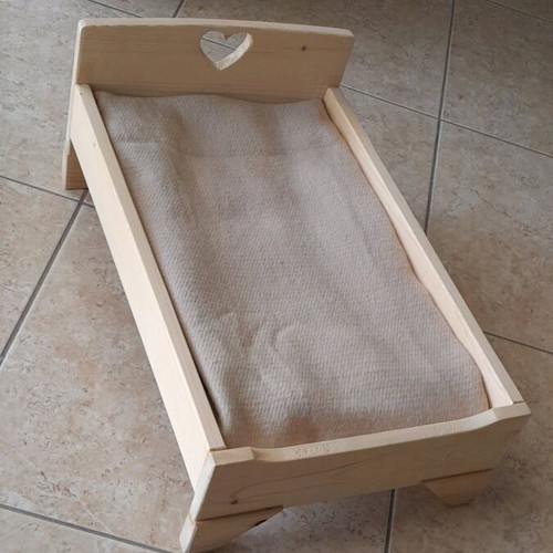 Handmade wooden bed new without chemical varnishes