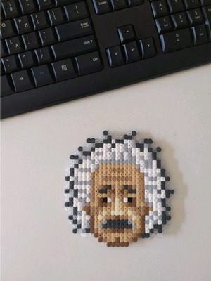 Handmade decorative portrait Albert Einstein new