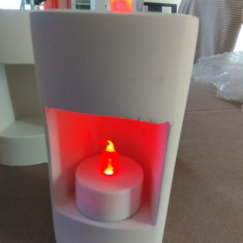 Plaster decorative holders for tealight pack of 18 new