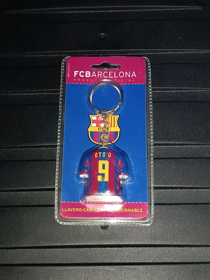 Barcelona Eto'o keyring new, authentic