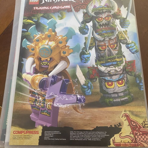 Lego Ninjago άλμπουμ trading card game σειρά 2, 26 κάρτες