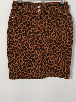 Leopard elastic skirt like new, BREAL, size S