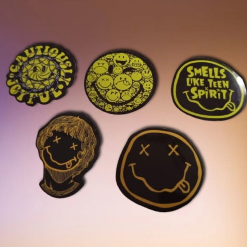Stickers smile pack of 5 used