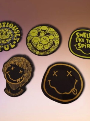 Stickers smile pack of 5 used