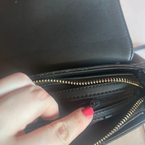 Blugirl Blumarine Y2K black monogram shoulder bag like new