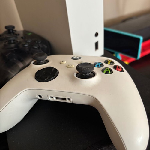 Xbox Series S console with 2 controllers