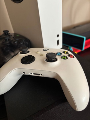 Xbox Series S console with 2 controllers