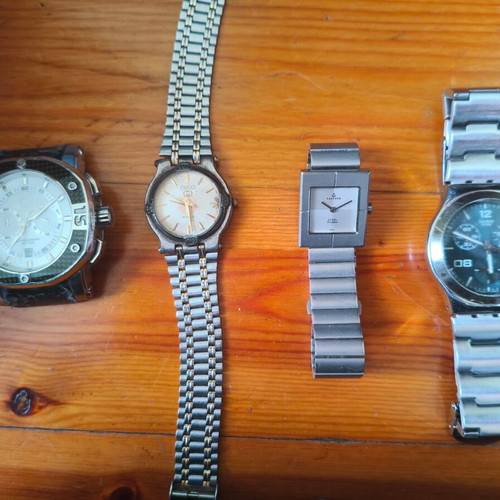 Visetti wristwatches used, pack of 4 functional