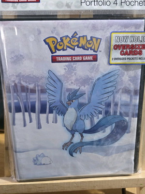Pokemon Ultra Pro Frosted Forest 4-Pocket Portfolio new, holds 80 cards