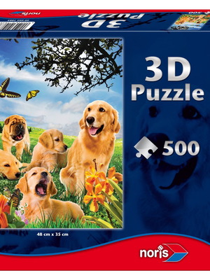 3D Puzzle Σκυλιά σαν καινούργιο, 500 κομμάτια