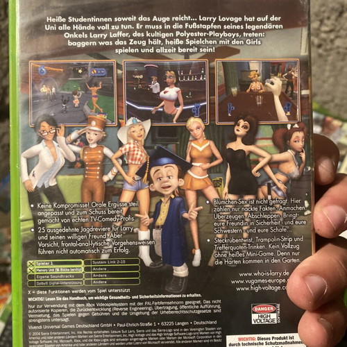 Leisure Suit Larry Xbox original game