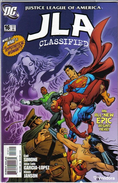  DC COMICS xenoglossa JLA CLASSIFIED (2004)