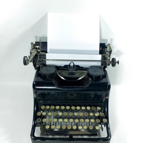 Rheinmetall 9 Typewriter vintage collectible used, needs repair
