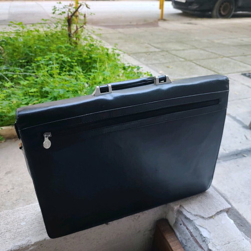 Mont Blanc briefcase like new, black classic