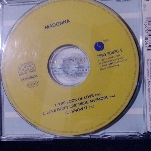 Madonna The Look Of Love 1995 CD single used