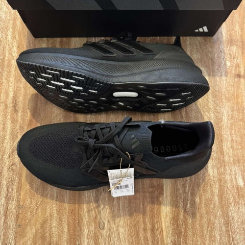 Adidas Ultra Boost athletic shoes new with tags, size 46.5, black